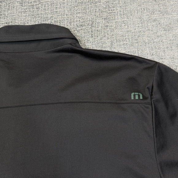 Travis Mathew Polo Shirt Mens XL Black Blue Green Golf Performance Dad - Picture 5 of 8